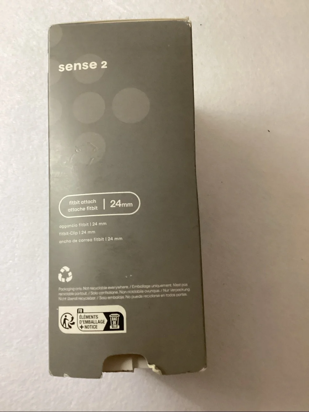 Fitbit Sense 2 Shadow Gray Graphite Smartwatch, 39mm